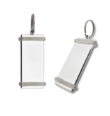 CombiCraft Blanco Breda hotel sleutelhanger van aluminium