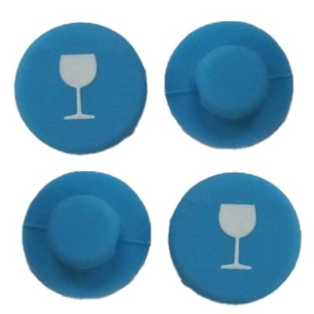 Siliconen of rubberen polsbandjes met muntjes naar wens bedrukt