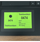 1000 bonnen voor afgifte van telefoons