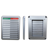 Aluminium Spaans aanwezigheidsbord met Presente-Ausente voor 10 personen