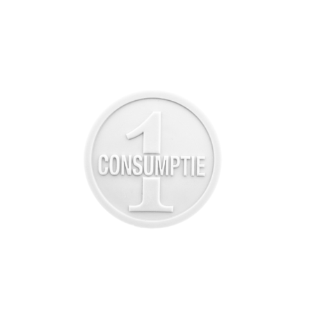 CombiCraft Consumptiemunten 1000 stuks 1-consumptie aan beide zijden