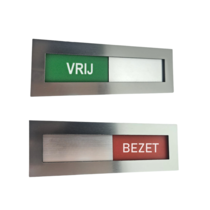 Vrij-Bezet schuifbord acrylaat