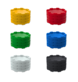 CombiCraft Stapelbare munten of fiches in meerdere kleuren Ø29mm - 100 stuks