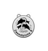 Zwemdiploma B medaille in verschillende kleuren Ø60mm