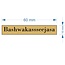 CombiCraft LABEL 6 - Graveerstrookjes met 3M Tape in 60x10mm met 1 regel gravering
