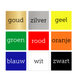 Afhangsysteem of hangetiket voor sport of sponsorbordjes van acrylaat - per 1 stuk