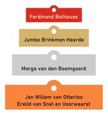 Afhangsysteem of hangetiket voor sport of sponsorbordjes van acrylaat - per 1 stuk