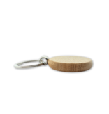 Blanco houten sleutellabel cirkel 40x40mm - per 1 stuk
