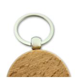 Blanco houten sleutellabel cirkel 40x40mm - per 1 stuk