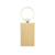 Middel blanco houten sleutelhanger rechthoek