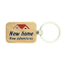 Houten sleutelhanger nieuw huis - New home, new adventures - per 1 stuk