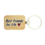 Houten sleutelhanger vriendschap - Best friends for life - per 1 stuk
