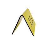 CombiCraft Tafelnummer van acrylaat in de kleur geel - per 1 stuk
