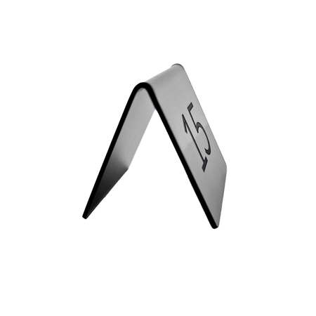 Tafelnummer van acrylaat in de kleur zilver - per 1 stuk