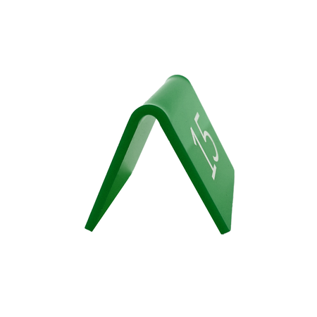 CombiCraft Tafelnummer van plexiglas in de kleur groen - per 1 stuk