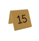 CombiCraft Tafelnummer van plexiglas in de kleur goud - per 1 stuk