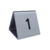 CombiCraft Tafelnummer aluminium Cody zilver
