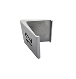 Tafelnummer Elegant van aluminium 60x55mm zilverkleurig met gravering - per 1 stuk