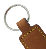 CombiCraft Blanco leren of kunstleren sleutellabel 23x95mm - per 1 stuk