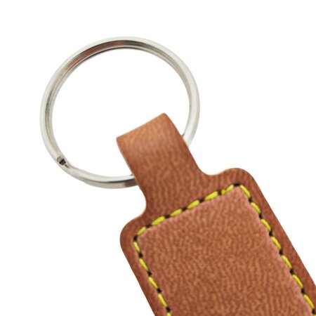 CombiCraft Blanco leren of kunstleren sleutellabel 23x95mm - per 1 stuk