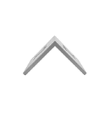 CombiCraft Tafelnummer van elox-aluminium in het zilver vierkant - per 1 stuk