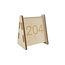 Tafelnummer Cabinet in houtlook van 60x68x3mm - per 1 stuk