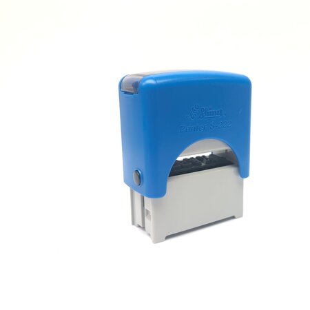 Stempel met tekst met 3 verschillende teksten 60x50 mmm