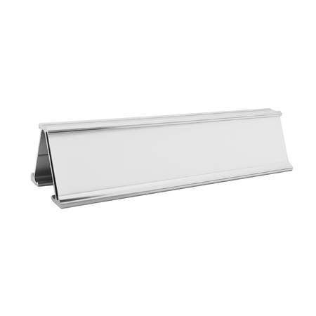 CombiCraft Bureau naambordje aluminium met gegraveerde naamstrook 152x32mm - per 1 stuk