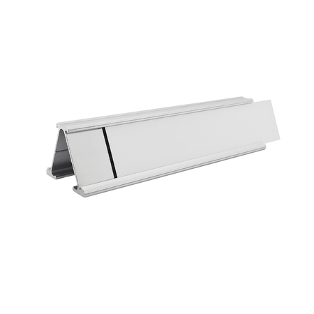 CombiCraft Bureau naambordje aluminium met gegraveerde naamstrook 152x32mm - per 1 stuk