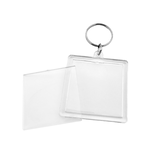 Plexiglas sleutelhanger blanco vierkant 50x50mm - per 1 stuk