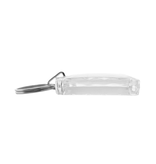 Plexiglas sleutelhanger blanco vierkant geribbeld 39x39mm - per 1 stuk