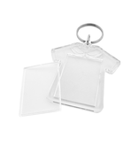 CombiCraft Plexiglas sleutelhanger blanco T-shirt 55x52mm - per 1 stuk