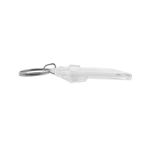 Plexiglas sleutelhanger blanco T-shirt 55x52mm - per 1 stuk