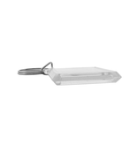 Plexiglas sleutelhanger blanco ruit klein 48x48mm - per 1 stuk