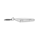 Plexiglas sleutelhanger blanco ruit groot 58x58mm - per 1 stuk