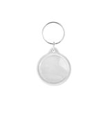 CombiCraft Plexiglas sleutelhanger blanco rond Ø40mm - per 1 stuk