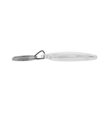 Plexiglas sleutelhanger blanco rechthoek retro 32x43mm - per 1 stuk