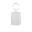 Plexiglas sleutelhanger blanco rechthoek middel 33x42mm - per 1 stuk