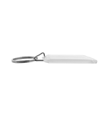 Plexiglas sleutelhanger blanco rechthoek middel 33x42mm - per 1 stuk