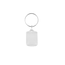 CombiCraft Plexiglas sleutelhanger blanco rechthoek klein 21x28mm - per 1 stuk