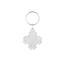 Plexiglas sleutelhanger blanco puzzelblokje 30x30mm - per 1 stuk