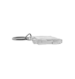 Plexiglas sleutelhanger blanco puzzelblokje 30x30mm - per 1 stuk