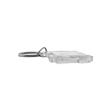 Plexiglas sleutelhanger blanco puzzelblokje 30x30mm - per 1 stuk