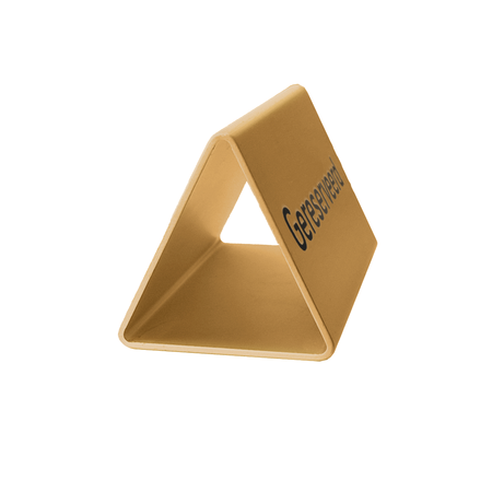 Gereserveerd bordje Cody van goudkleurig aluminium met gravering 100x55mm  - per 1 stuk