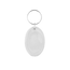 Plexiglas sleutelhanger blanco ovaal klein 33x49mm - per 1 stuk
