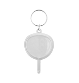 Plexiglas sleutelhanger blanco lolly 46x70mm - per 1 stuk