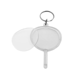 Plexiglas sleutelhanger blanco lolly 46x70mm - per 1 stuk