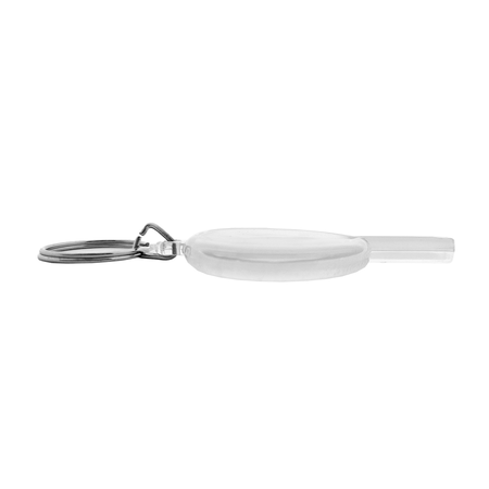 Plexiglas sleutelhanger blanco lolly 46x70mm - per 1 stuk