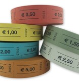 CombiCraft Consumptiebon op rol Eurobedrag (57x30 mm) per 1000 bonnen