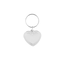 Plexiglas sleutelhanger blanco hart klein 30x30mm - per 1 stuk